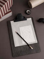 Portapapeles A4 Dark Stained Ash