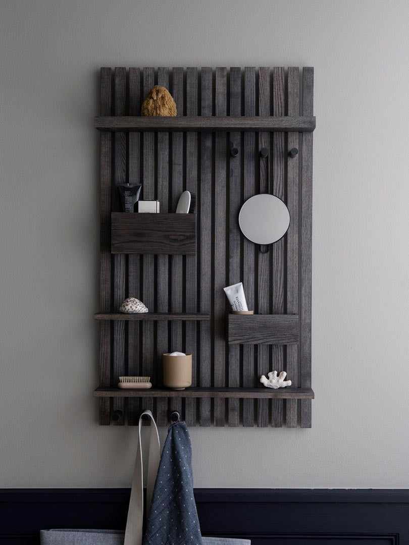 Estante de Madera Negro