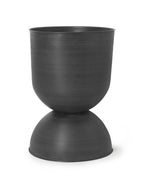 Maceta Hourglass L Black/D. Grey