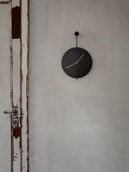 Reloj Pared Trace Negro / Latón