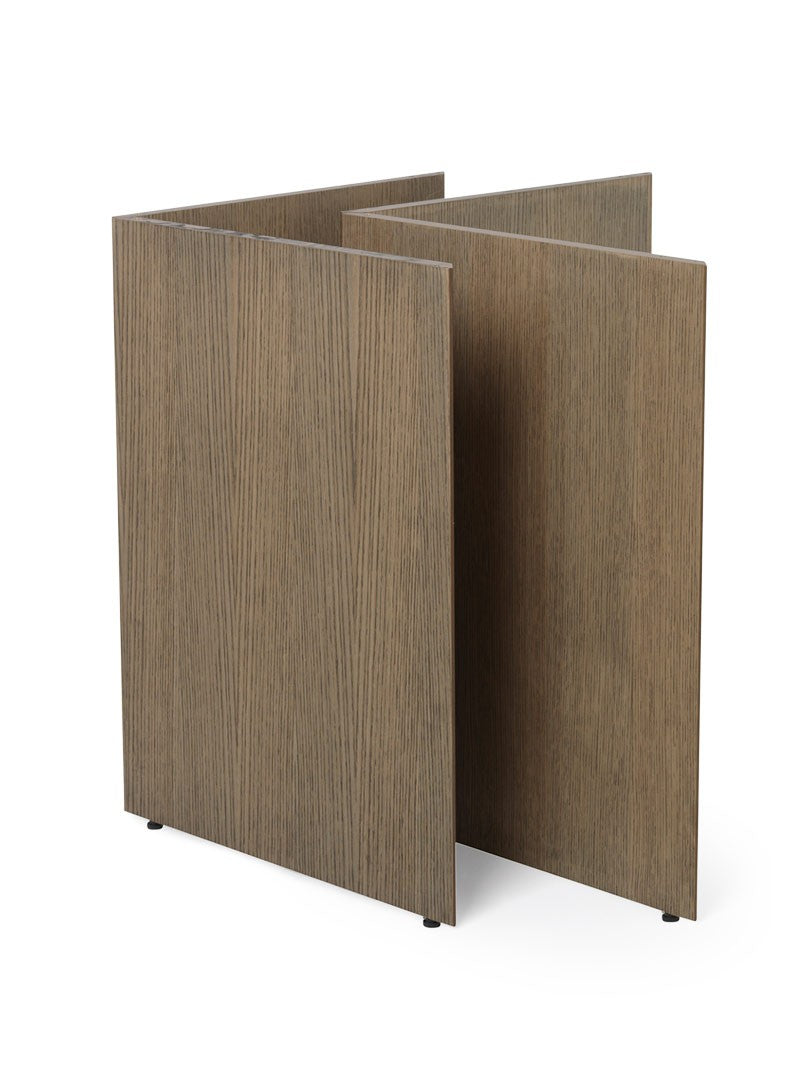 Mingle W68 Table Legs - Dark Stained