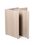 Mingle W68 Table Legs - Natural Oak