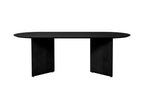 Mingle W68 Table Legs - Black Veneer