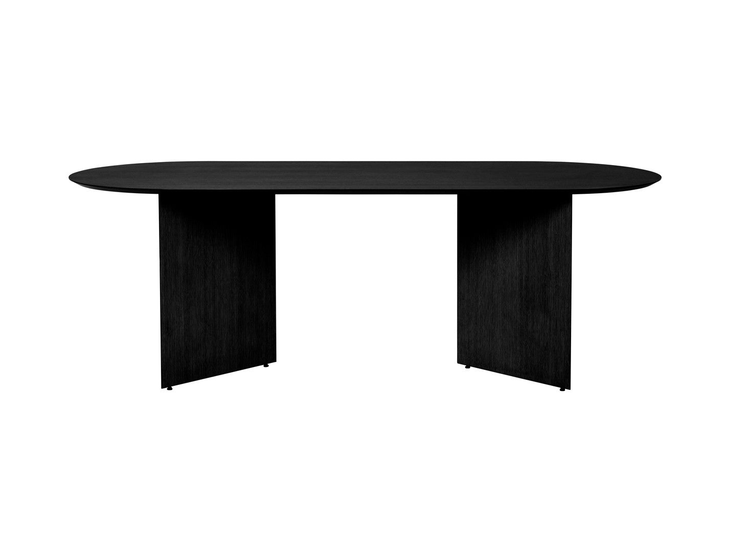 Mingle W68 Table Legs - Black Veneer