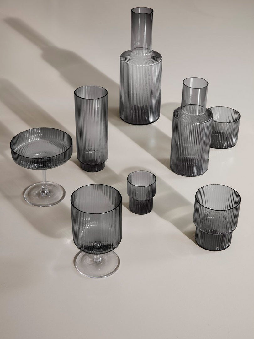 4u S Ripple Glass Smoked Grey
