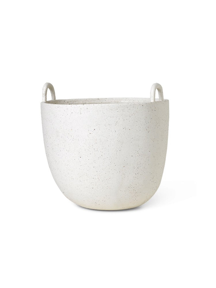 Maceta Speckle S Blanco