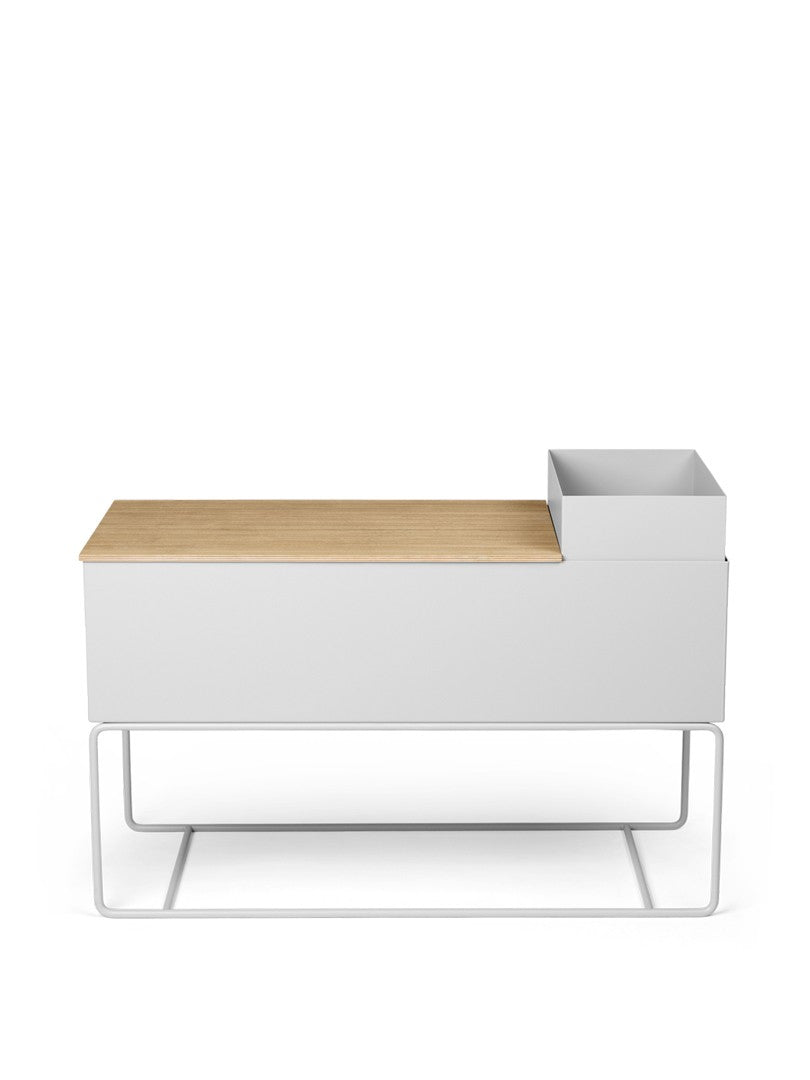 Plant Box L Light Gray