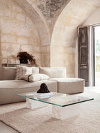 Bianco Curia Coffee Mineral Table