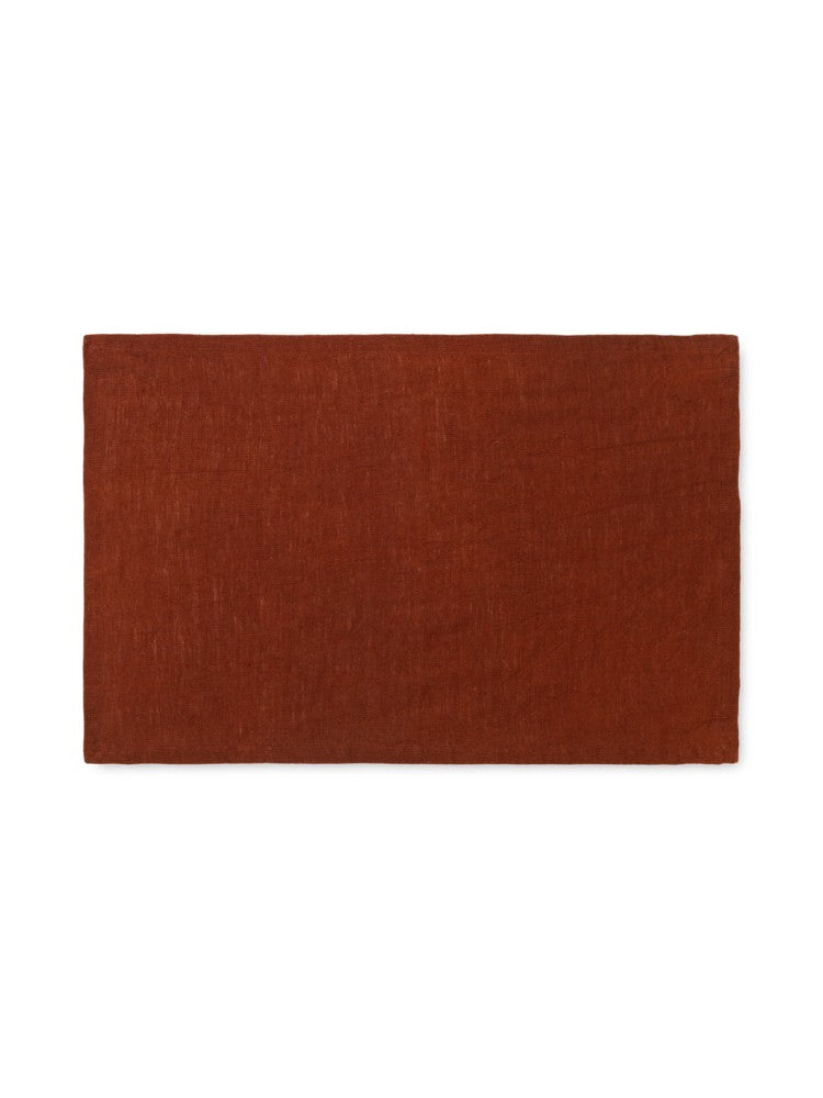 2u Linen Placemat, Cinnamon Color