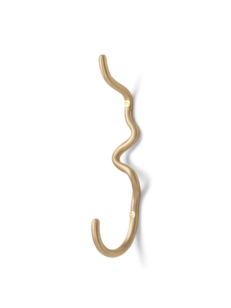 Colgador Curvature Latón