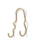 Colgador Doble Curvature Latón