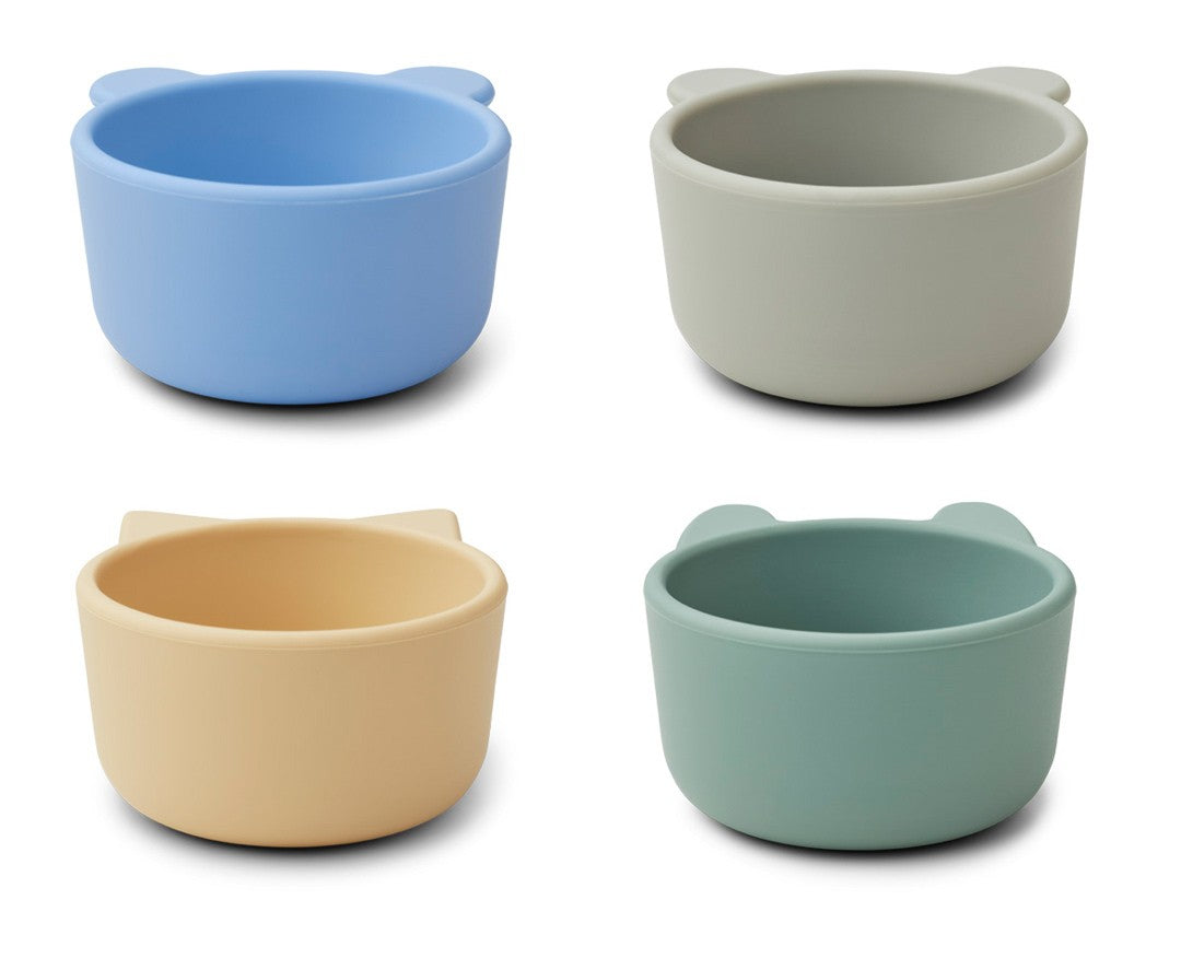 Bowl de Silicona Malene Pack de 4 Peppermint Mix