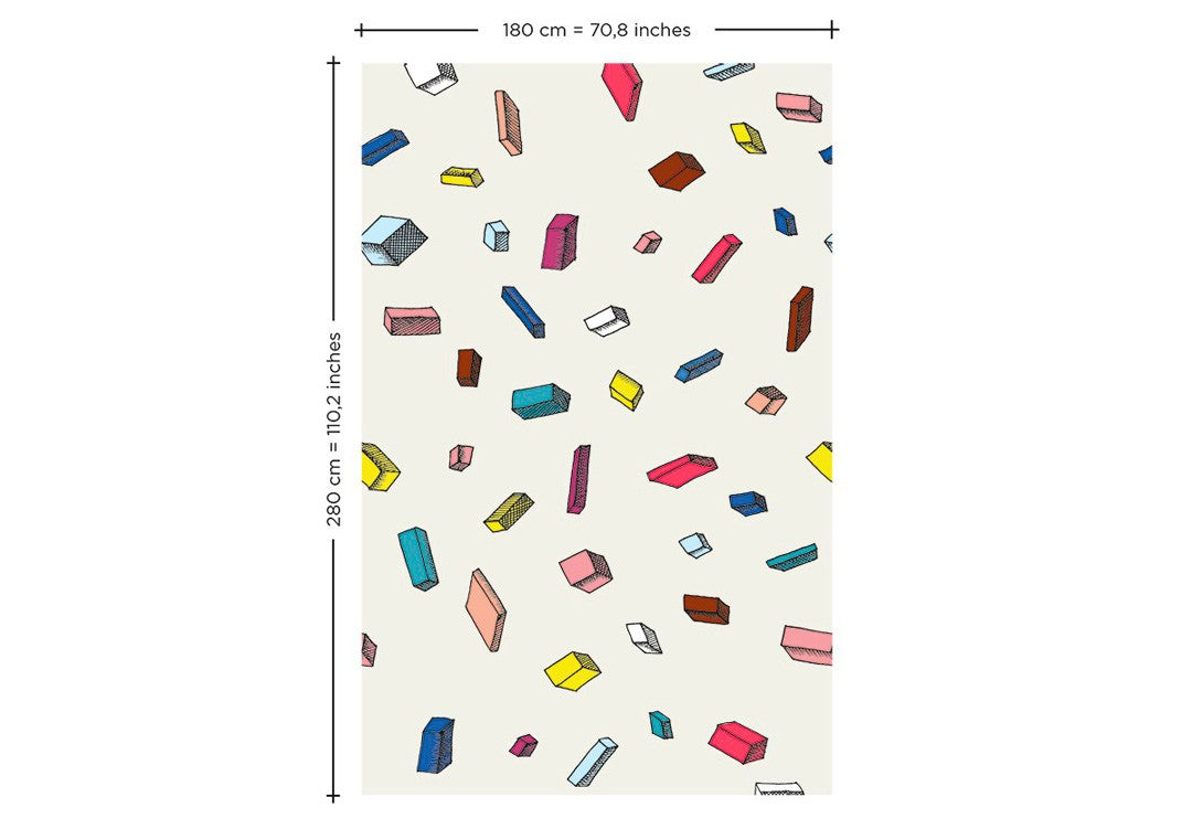 Papel Pared | Carlton Ivory 180 x 280