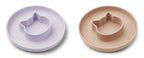 Plato Gordon de Silicona Pack de 2 Cat Light Lavender