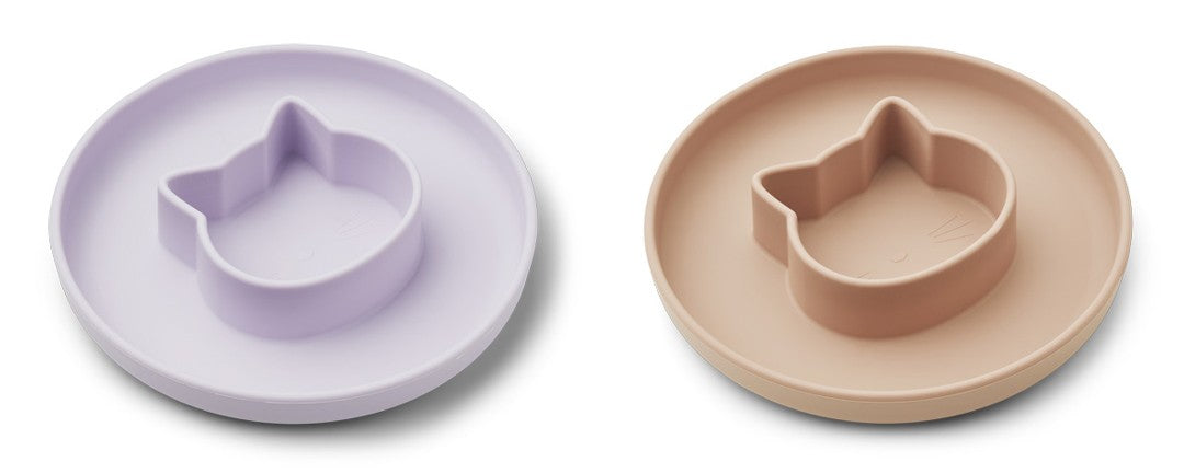 Plato Gordon de Silicona Pack de 2 Cat Light Lavender