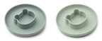 Plato Gordon de Silicona Pack de 2 Mr Bear Mint Mix