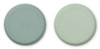 Plato Gordon de Silicona Pack de 2 Mr Bear Mint Mix