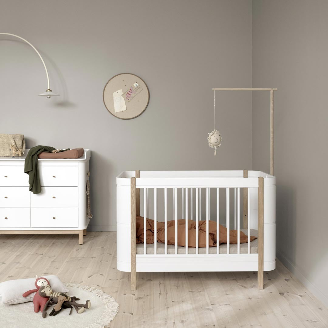 Soporte Móvil Para Minicuna/banco | Wood