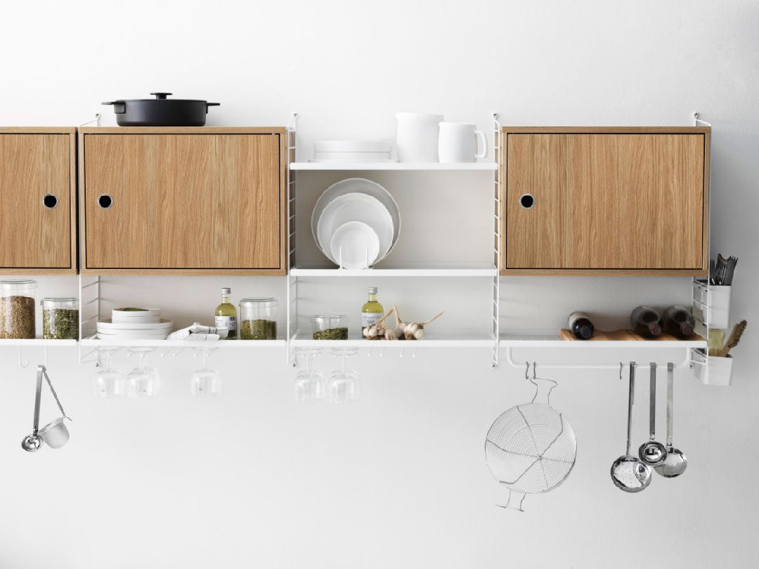 Escurreplatos 2,5x30x7,7 cm Blanco String® Furniture