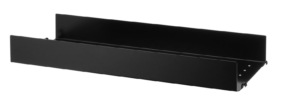 Estante metálico 58x20 cm Negro
