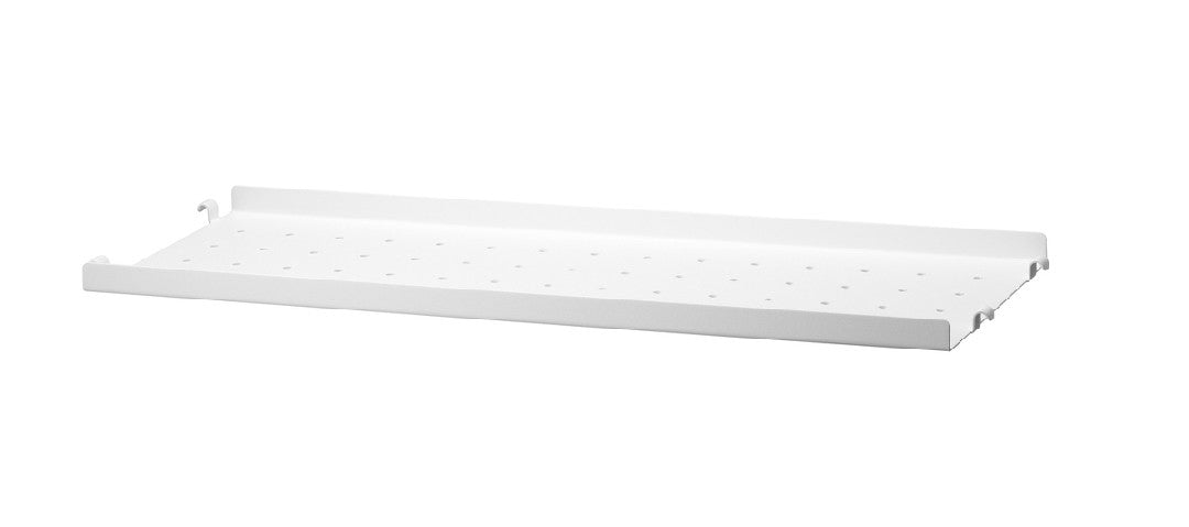 Estante metálico bajo 58x20 cm Blanco