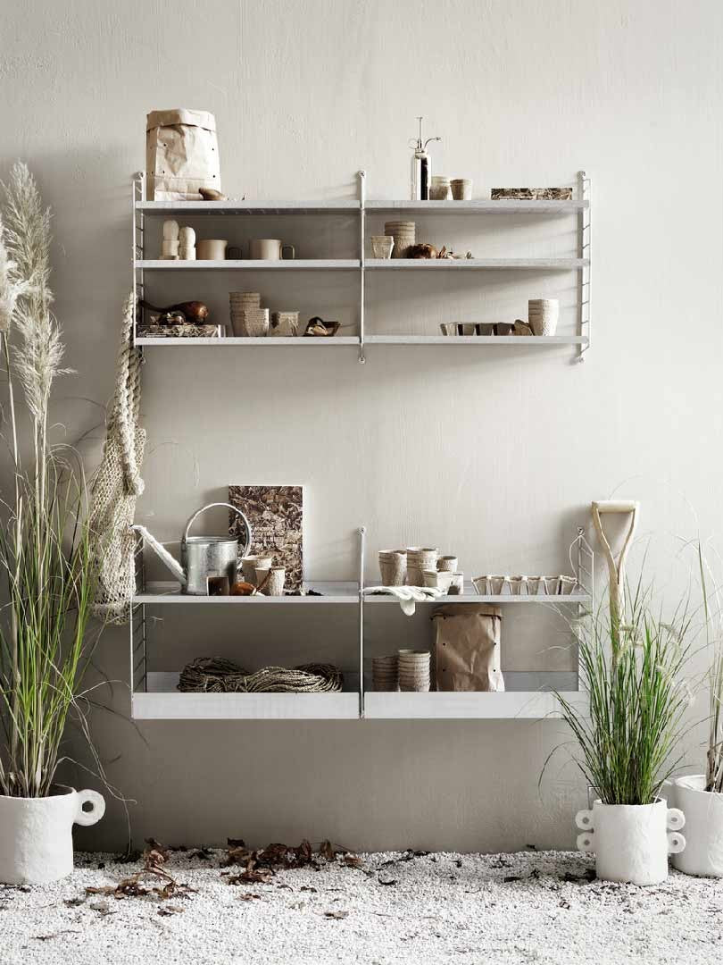 Pack 2u panel de pared 50 x 30 cm Galvanizado