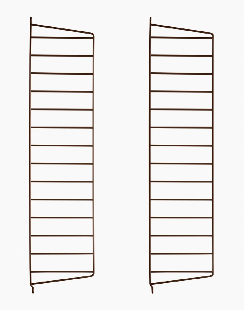 Pack 2u panel de pared 75 x 20 cm Marrón