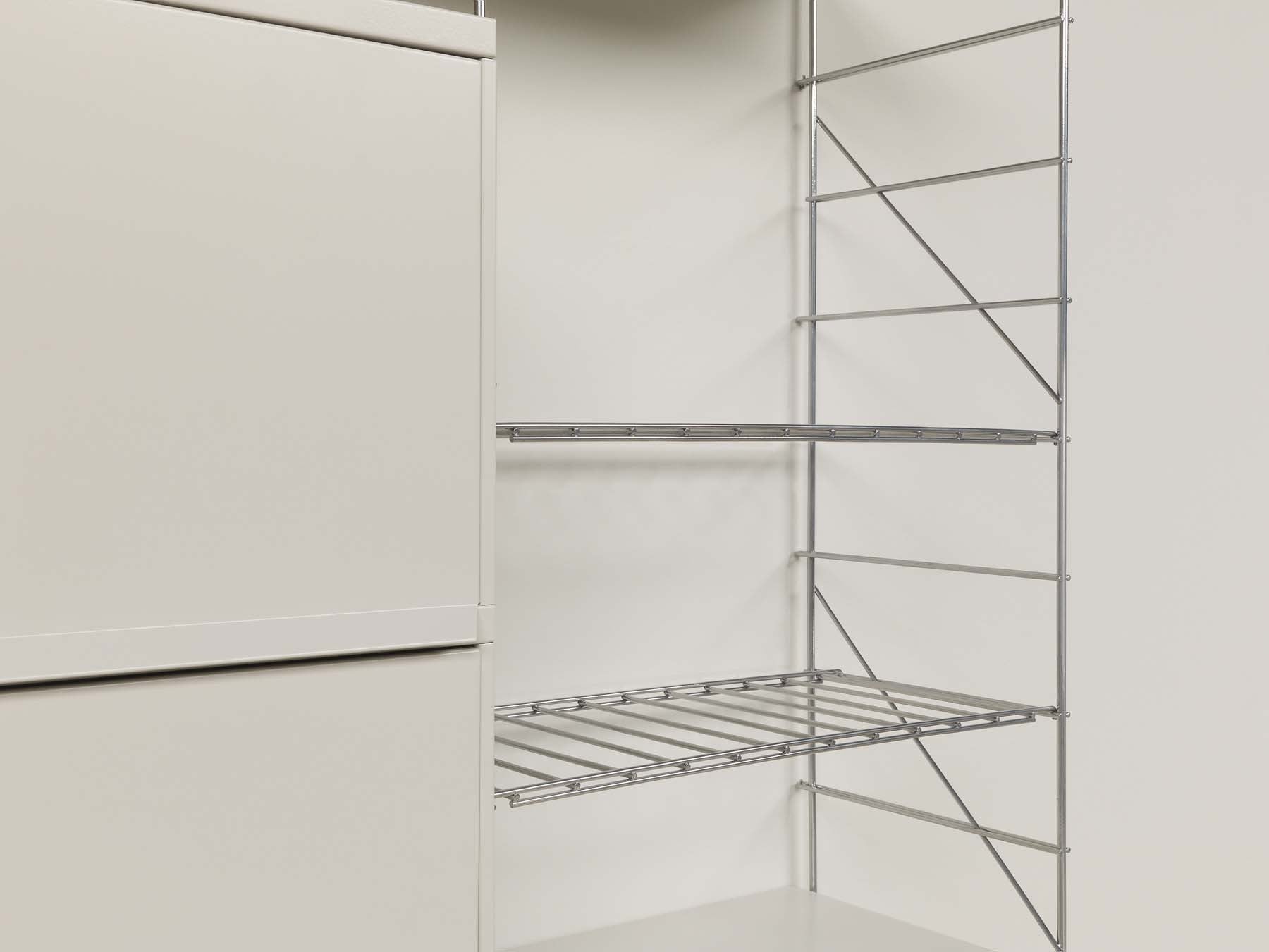 Soporte lateral pared negro 100cm Tria36