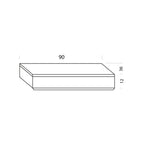 Cajón gris 90cm Tria 36