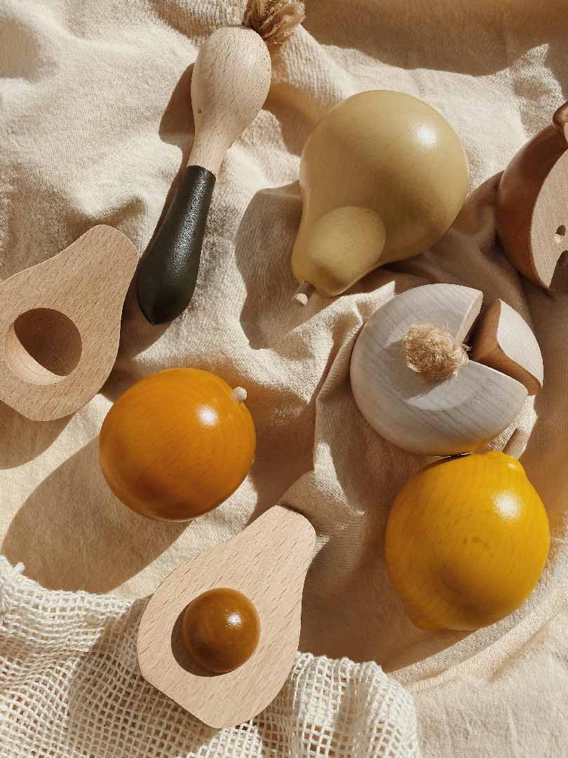 Frutas de madera