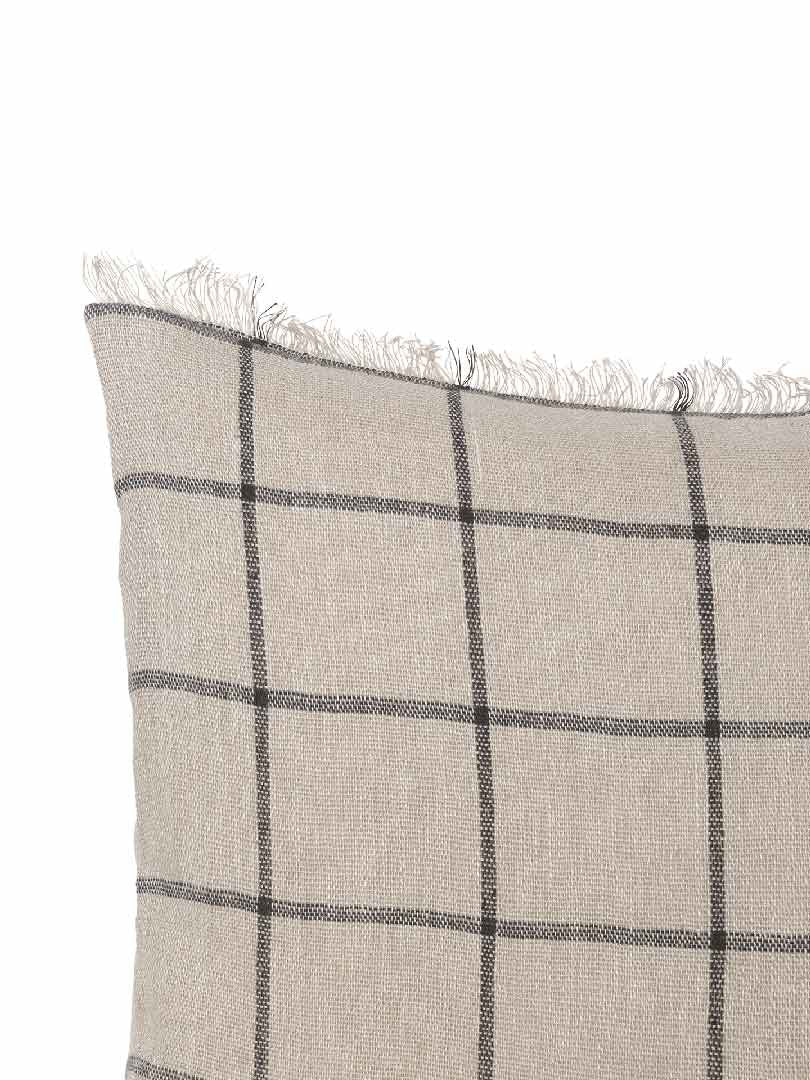 Cojín Calm Camel Negro 50 x 50