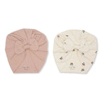 2 pack Turbantes Cherry / Rugby Tan