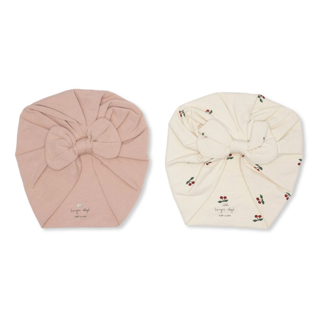 2-pack Cherry/Rugby Tan Turbans