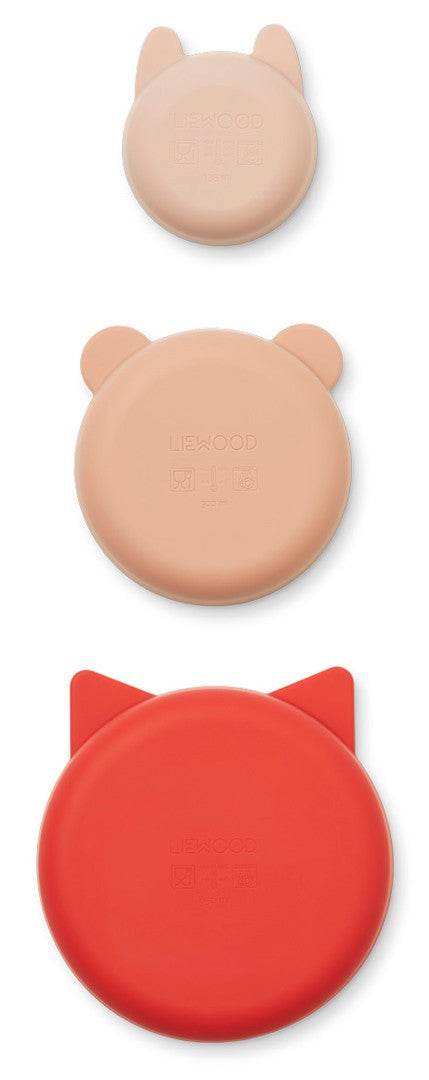 Pack 3 | Bowls Eddie Apple Rojo / Rosa
