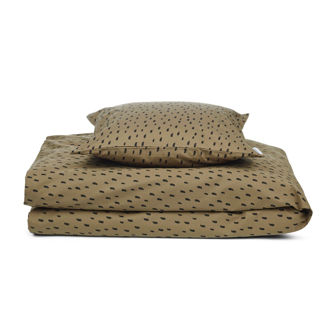 Funda Nórdica Adulto Carl Graphic Stroke / Khaki