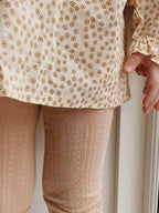 Leotardos | Pointelle Blush