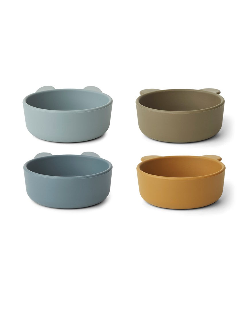 Pack 4 | Bowls Iggy Golden Caramel Blue