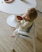 Chaise haute Robot Blanche