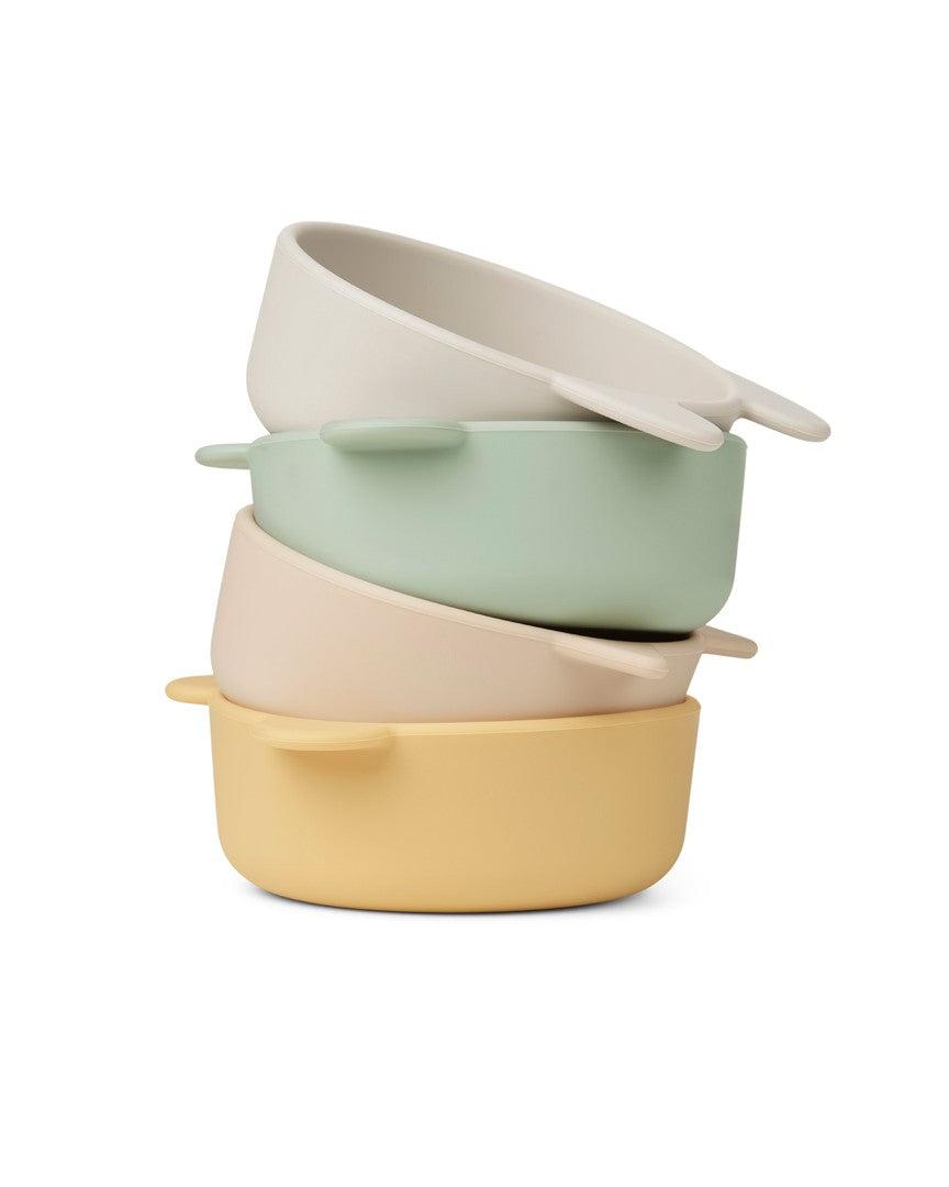 Pack 4 | Bowls Iggy de Silicona Apple Blossom