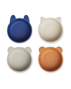 Pack 4 | Bowls Iggy de Silicona Mist Multi Mix