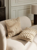 Coussins en laine Crease