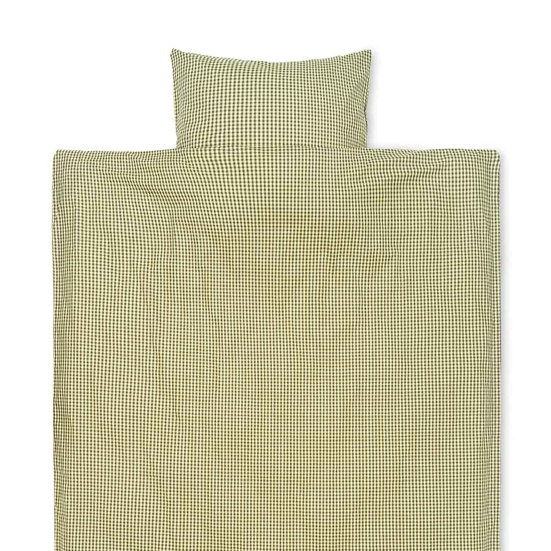 Funda Nórdica Check | Lemon Olive Adulto