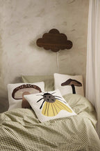Check Nordic Duvet Cover | Lemon Olive Adult