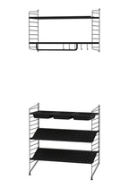 Estantería Pasillo 220x80x30 Negro