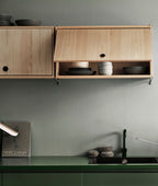 Armoire à porte battante 42x78 Frêne
