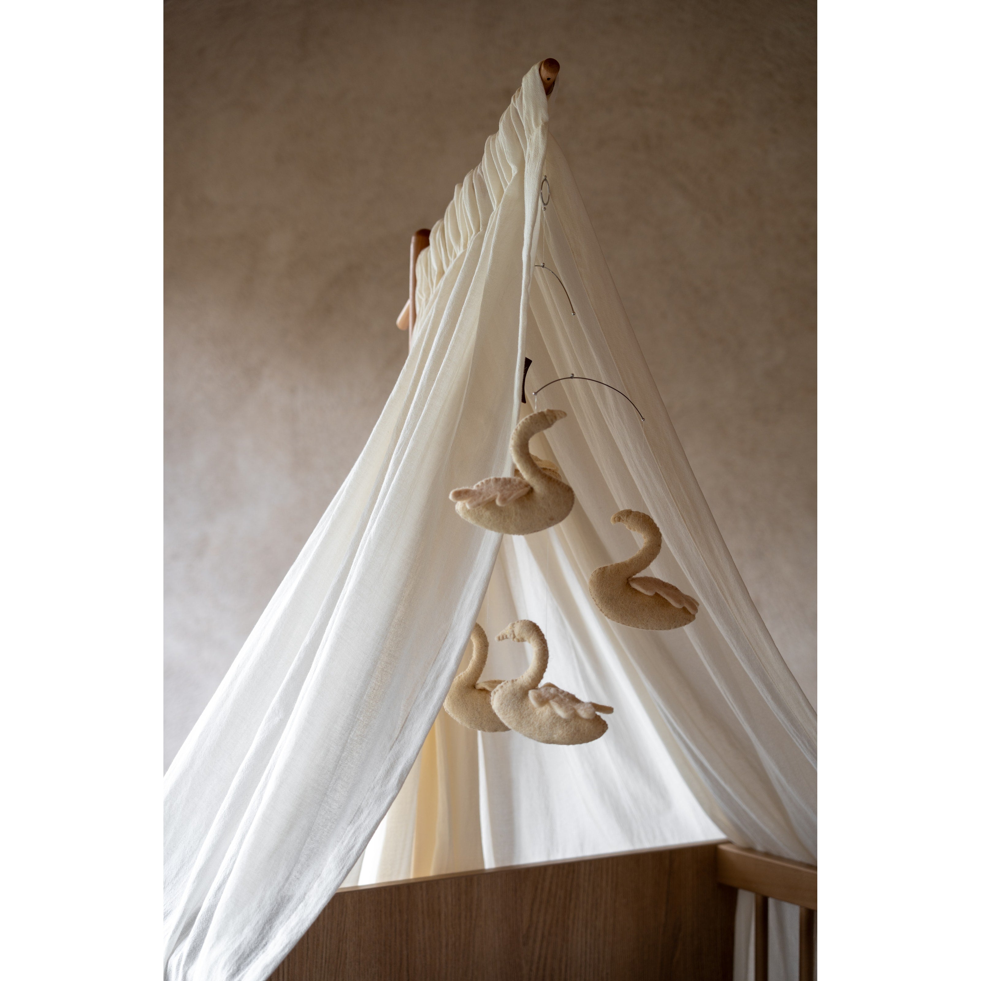 Velo para soporte de madera – Mantequilla