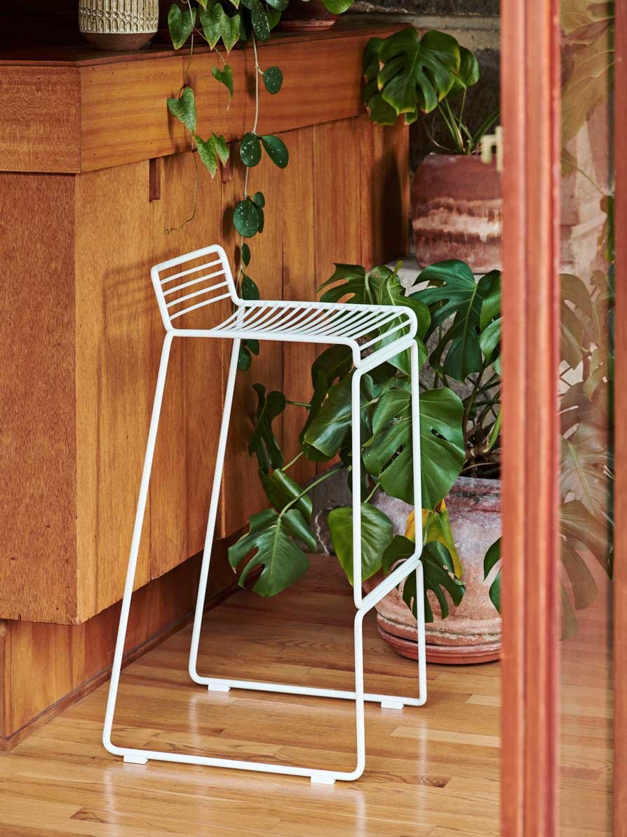 Counter Stool Hay Hee Stool HAY Hee Bar Chair, Black Finnish