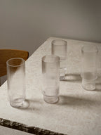 Vasos para combinados Ripple – Set de 4 – Rosa rubor