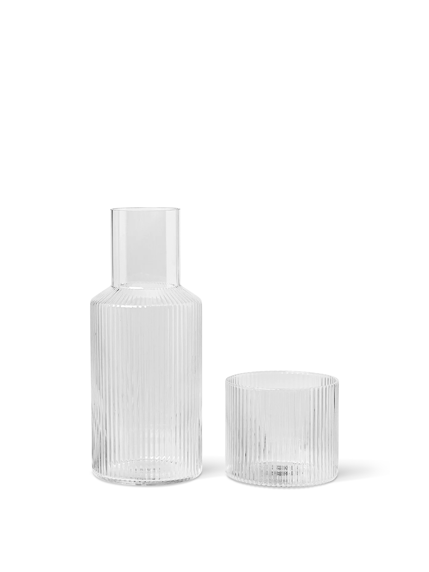 Set de jarras pequeñas Ripple – Rosa rubor