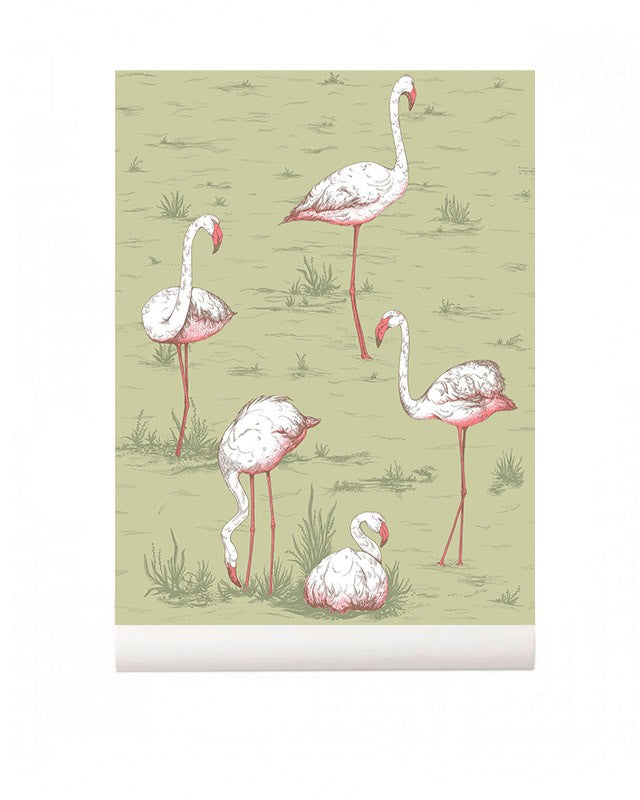 Papel Pintado | Flamingos Icons 112/11038